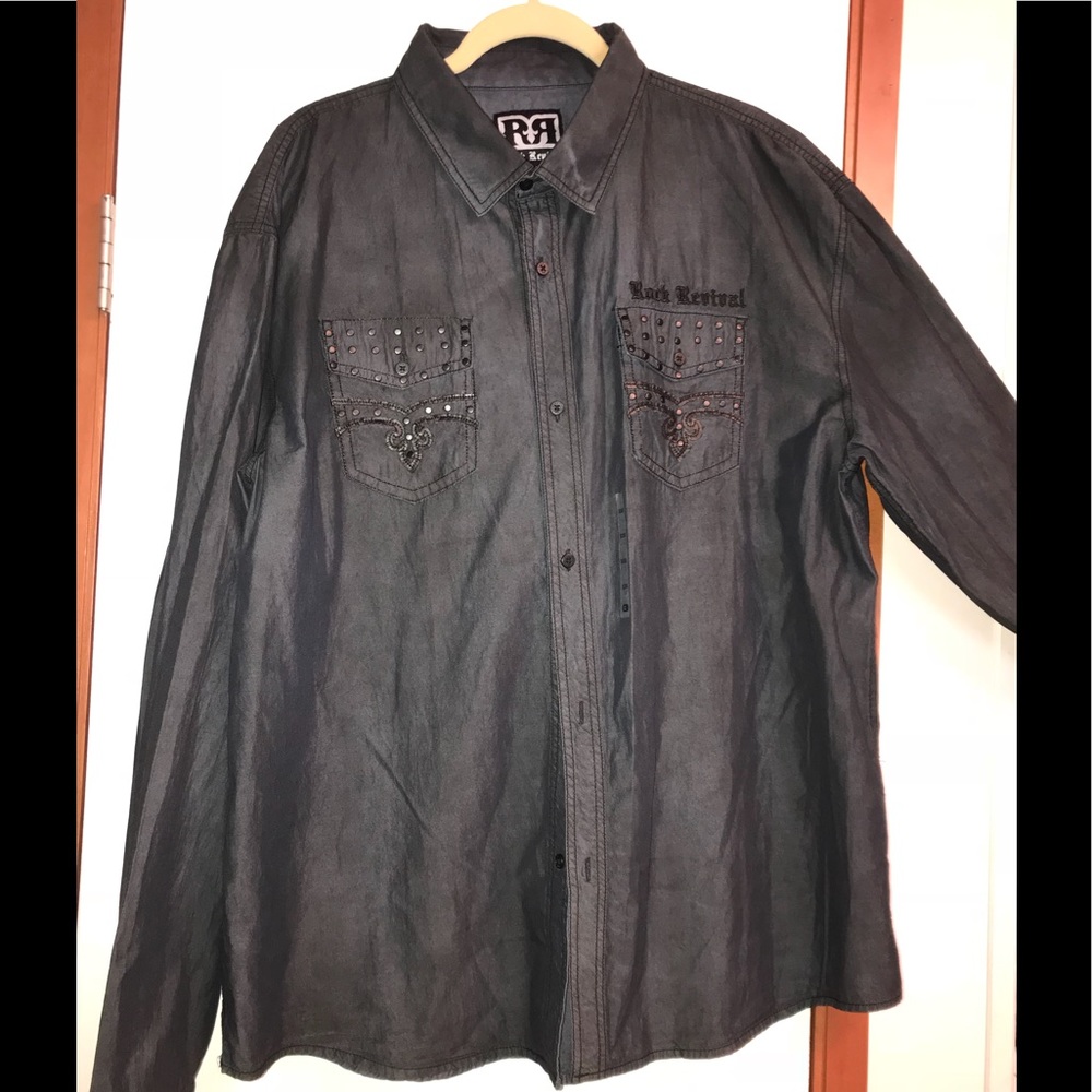 Buckle. Rock Revival shirt